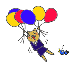 office cat Tamami sticker #12084958