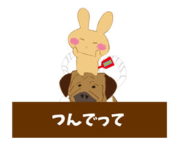 Tosa love rabbit sticker #12085315