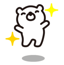 White-bear animation stickers sticker #12085419