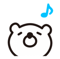White-bear animation stickers sticker #12085420