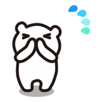 White-bear animation stickers sticker #12085422