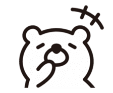 White-bear animation stickers sticker #12085423