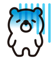 White-bear animation stickers sticker #12085425