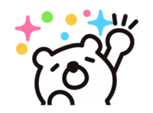 White-bear animation stickers sticker #12085430