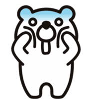White-bear animation stickers sticker #12085433