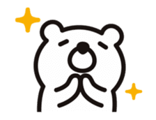 White-bear animation stickers sticker #12085434