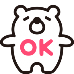 White-bear animation stickers
