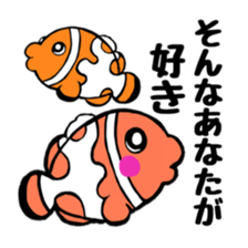 Anemonefish and saltWaterfish sticker #12085977