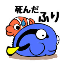 Anemonefish and saltWaterfish sticker #12085987