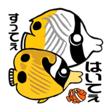 Anemonefish and saltWaterfish sticker #12085993