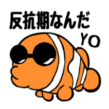 Anemonefish and saltWaterfish sticker #12085995