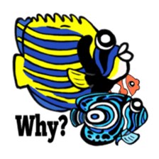 Anemonefish and saltWaterfish sticker #12086002