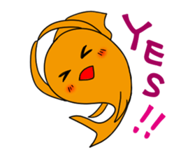PRETTY GOLDFISH 2 sticker #12086190