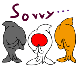 PRETTY GOLDFISH 2 sticker #12086193