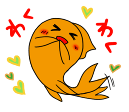 PRETTY GOLDFISH 2 sticker #12086197