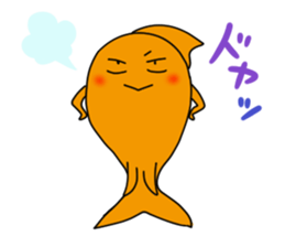 PRETTY GOLDFISH 2 sticker #12086204