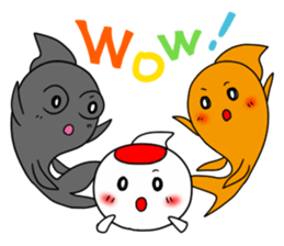 PRETTY GOLDFISH 2 sticker #12086205