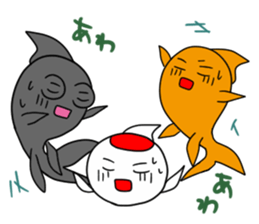 PRETTY GOLDFISH 2 sticker #12086208