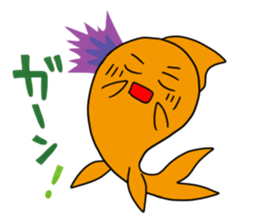 PRETTY GOLDFISH 2 sticker #12086211