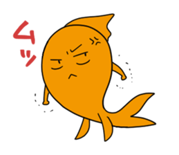 PRETTY GOLDFISH 2 sticker #12086214