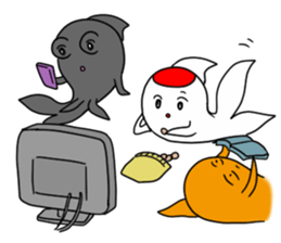 PRETTY GOLDFISH 2 sticker #12086225