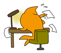 PRETTY GOLDFISH 2 sticker #12086227