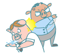 Lifehacker - Johnny the Hong Kong pig sticker #12086276