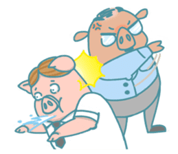 Lifehacker - Johnny the Hong Kong pig sticker #12086276