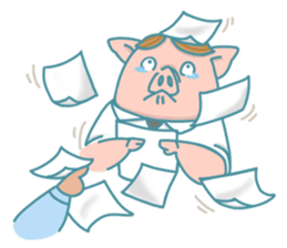 Lifehacker - Johnny the Hong Kong pig sticker #12086281