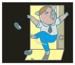 Lifehacker - Johnny the Hong Kong pig sticker #12086283