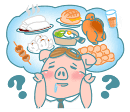 Lifehacker - Johnny the Hong Kong pig sticker #12086285