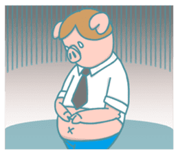 Lifehacker - Johnny the Hong Kong pig sticker #12086286