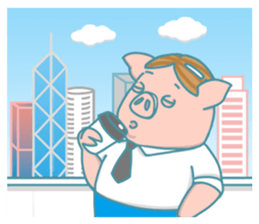 Lifehacker - Johnny the Hong Kong pig sticker #12086289