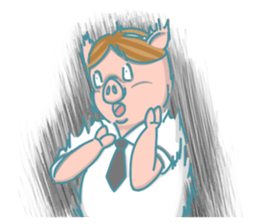 Lifehacker - Johnny the Hong Kong pig sticker #12086294