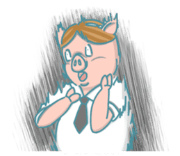 Lifehacker - Johnny the Hong Kong pig sticker #12086294