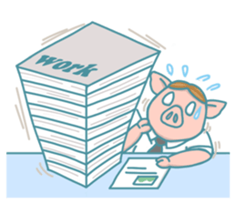Lifehacker - Johnny the Hong Kong pig sticker #12086298