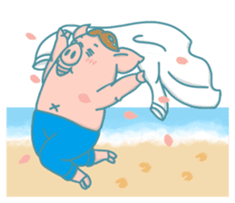 Lifehacker - Johnny the Hong Kong pig sticker #12086302