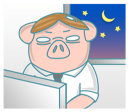 Lifehacker - Johnny the Hong Kong pig sticker #12086303