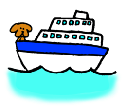 Wonderful dog "Kai"4 sticker #12086805