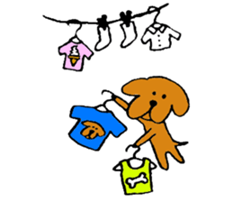 Wonderful dog "Kai"4 sticker #12086807