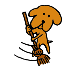 Wonderful dog "Kai"4 sticker #12086808