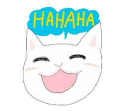 pure and modest Japanese Kitty sticker #12086842