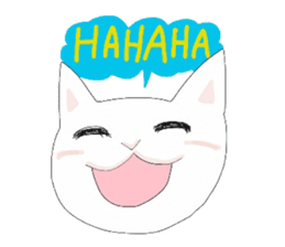 pure and modest Japanese Kitty sticker #12086842