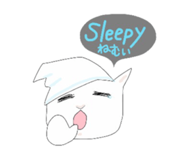 pure and modest Japanese Kitty sticker #12086846