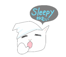 pure and modest Japanese Kitty sticker #12086846