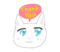 pure and modest Japanese Kitty sticker #12086849
