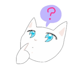 pure and modest Japanese Kitty sticker #12086850