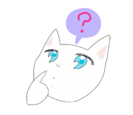 pure and modest Japanese Kitty sticker #12086850