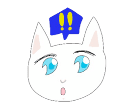 pure and modest Japanese Kitty sticker #12086851