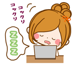 Leisurely a girlfriend 22 Work version sticker #12086889